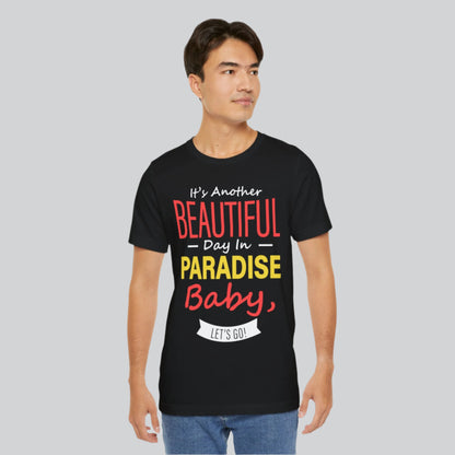 Beautyiful Day In Paradise Baby Short Sleeve Tee